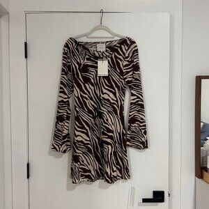 Reformation Pike Satin Dress